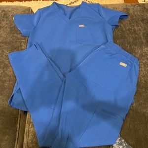Royal blue xs catarina top, xxs yola bottom